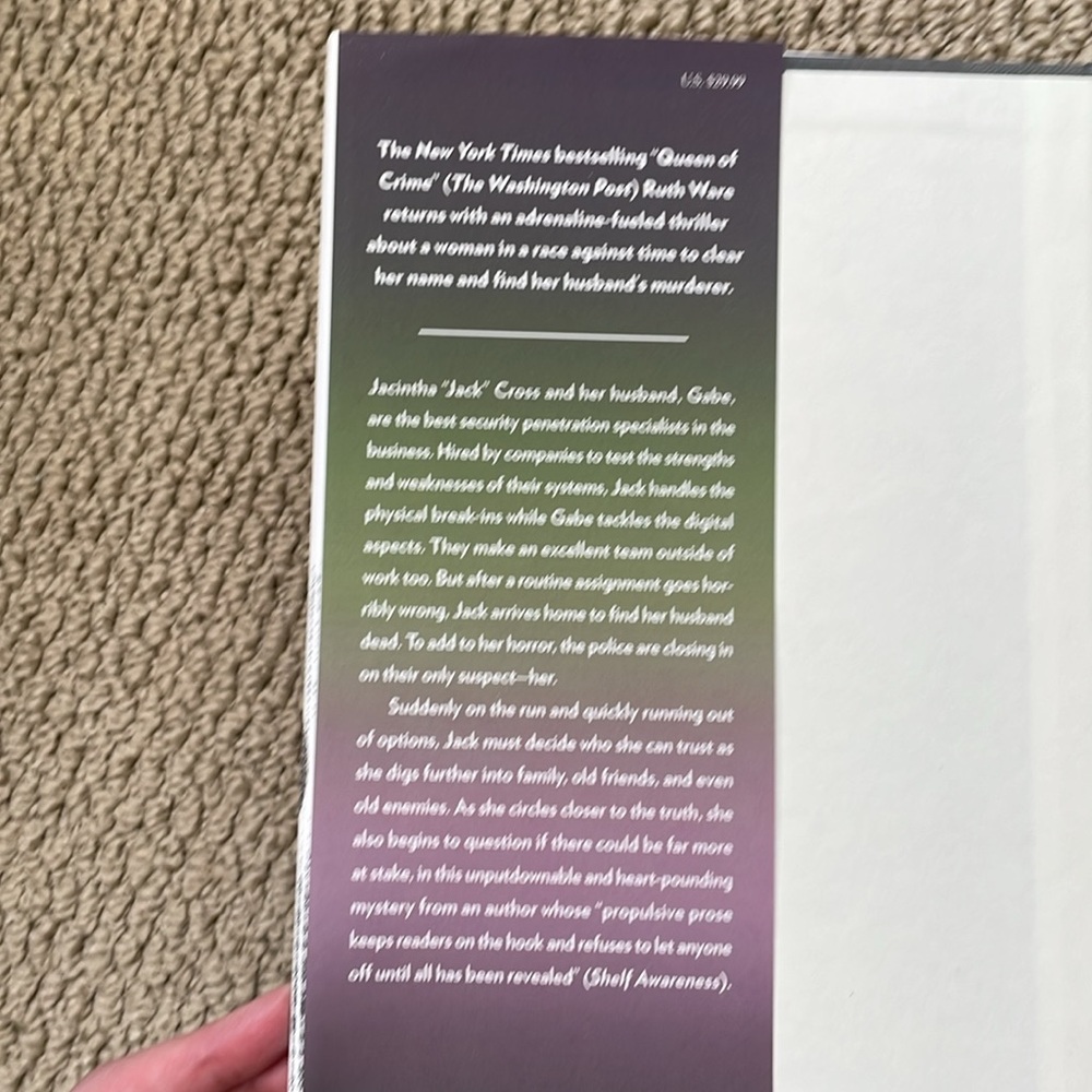 Zero Days by Ruth Ware - Picture 3 of 4
